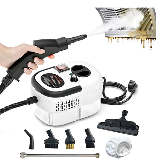 Kit Limpieza Total de Vaporia con el equipo y sus accesorios